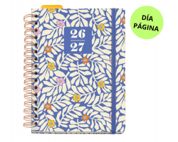AGENDA ESCOLAR MR PLUS BLUE GARDEN A5 DP 26/27
