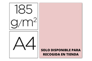 CARTULINA DIN A4 ROSA 185GR GUARRO-1UN 