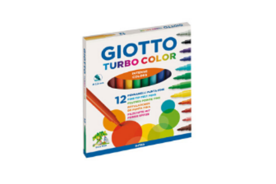 ROTULADORES GIOTTO TURBO 12 COL.