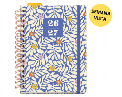 AGENDA ESCOLAR MR PLUS BLUE GARDEN A5 SV 26-27
