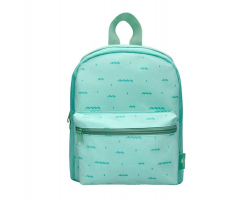 MOCHILA LIDERPAPEL INFANTIL OLAS VERDES 26CM