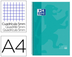 CUADERNO OXFORD EUROPEAN BOOK VERDE MENTA 