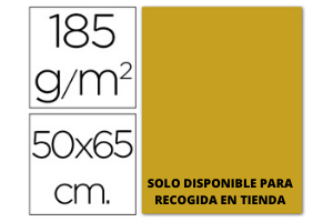 CARTULINA GUARRO CUERO  50x65CM -185GR. 1UN