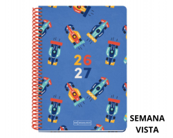 AGENDA ESCOLAR MR PLUS CARS A5 SV 26-27