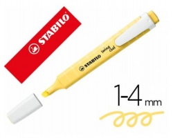 MARCADOR STABILO SWING PASTEL AMARILLO