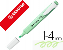 MARCADOR STABILO SWING PASTEL VERDE MENTA