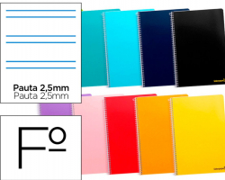 CUADERNO LIDERPAPEL PAUTA 2.5MM Fº