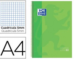 CUADERNO OXFORD EUROPEAN BOOK VERDE 