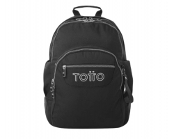 MOCHILA TOTTO ECOLE SOLID NEGRO 42CM