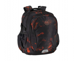 MOCHILA COOLPACK FACTOR ASHH NEGRO-ROJO 44CM