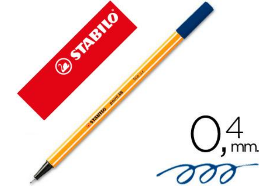 ROTULADOR STABILO POINT 88/41 AZUL OSCURO