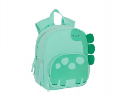 MOCHILA SAFTA DIOSAURIO NEOPRENO 26CM