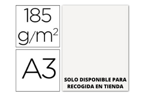 CARTULINA DIN A3 BLANCA  185GR GUARRO