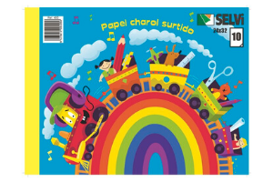 PAPEL CHAROL  A4 BLOC 10H SELVI