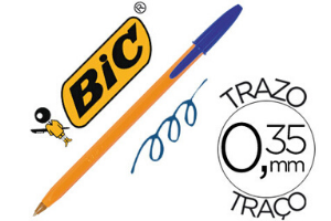 BOLÍGRAFO BIC NARANJA AZUL
