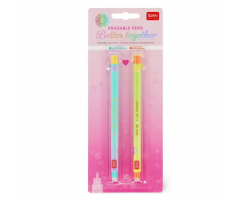 BOLIGRAFO LEGAMI BORRABLE LOVE BIRDS PACK 2U