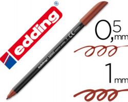 ROTULADOR EDDING 1200 MARRÓN
