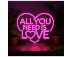 LAMPARA LED LEGAMI ALL YOU NEED IS LOVE