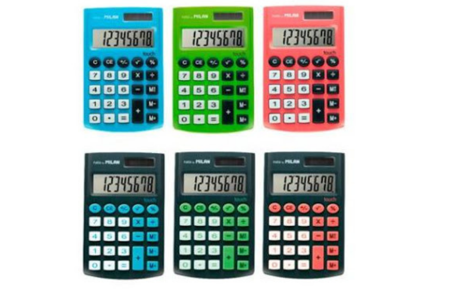 CALCULADORA MILAN MINI DE BOLSILLO 