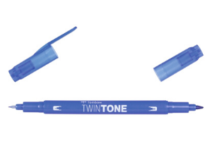 ROTULADOR TOMBOW TWINTONE 45 BLUE FRENCH