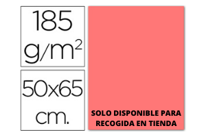 CARTULINA GUARRO ROSA  50x65CM -185GR. 1UN