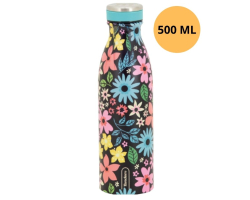 BOTELLA TÉRMICA SPORTANDEM FLORES 500ML