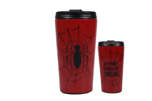 TAZA DE VIAJE METALICA MARVEL SPIDERMAN MY SPIDEY 