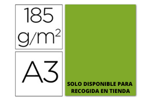 CARTULINA DIN A3 VERDE AMAZONAS  185GR GUARRO