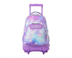 MOCHILA CARRO DESMONTABLE TOTTO CORAZONES 