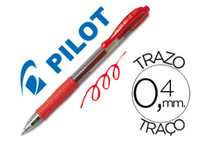 BOLÍGRAFO PILOT G-2 ROJO