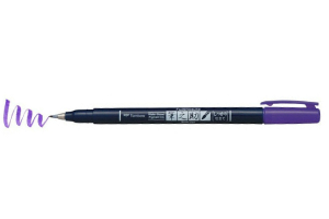 ROTULADOR FUDENOSUKE MORADO TOMBOW  