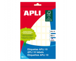 ETIQUETAS APLI ADHESIVAS 12 X 18 MM