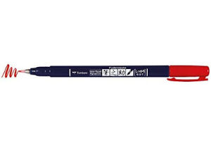 ROTULADOR FUDENOSUKE ROJO TOMBOW  