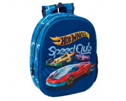 MOCHILA HOT WHEELS 3D 33CM