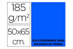 CARTULINA GUARRO AZUL MAR  50x65CM -185GR. 1UN