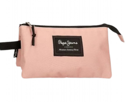 ESTUCHE TRIPLE PEPE JEANS ARIS ROSA NUDE