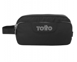 ESTUCHE 3 CREMALLERAS TOTTO NEGRO