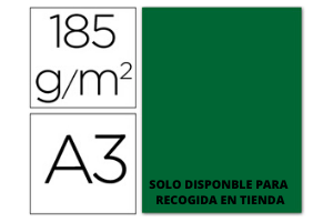 CARTULINA DIN A3 VERDE ABETO 185GR GUARRO