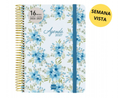 AGENDA ESCOLAR FINOCAM CLOE AZUL A5 SV 26-27