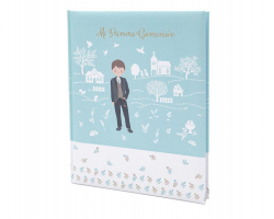 LIBRO COMUNION BUSQUETS NIÑO CELESTE 