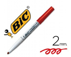 ROTULADOR PIZARRA BIC VELLEDA ROJO 1.5MM