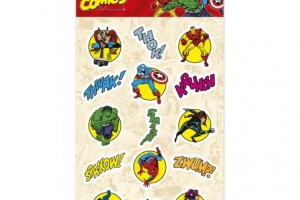 SET STICKERS MARVEL COMICS
