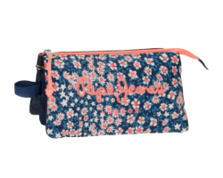 ESTUCHE TRIPLE PEPE JEANS LESLIE