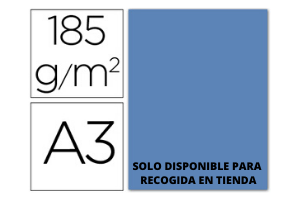 CARTULINA DIN A3 AZUL MALDIVAS 185GR GUARRO