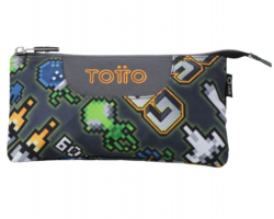 ESTUCHE TRIPLE TOTTO VIDEOJUEGOS