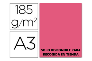 CARTULINA DIN A3 FUCSIA FLUORESCENTE  185GR GUARRO