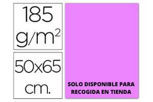 CARTULINA GUARRO LILA  50x65CM -185GR. 1UN