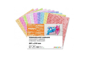 PAPEL TORNASOLADO LABRADO A4