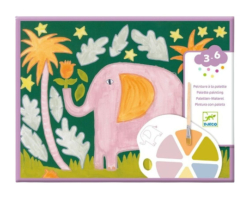 PINTURA CON PALETA LOS ANIMALES SALVAJES