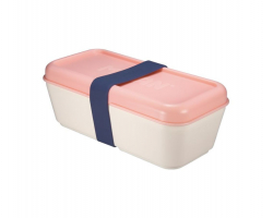 FIAMBRERA HERMÉTICA MILAN ROSA RECTANGULAR 